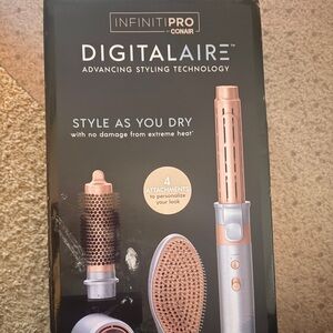 Digitalaire Hair Styling Tool - Rose Gold and Silver